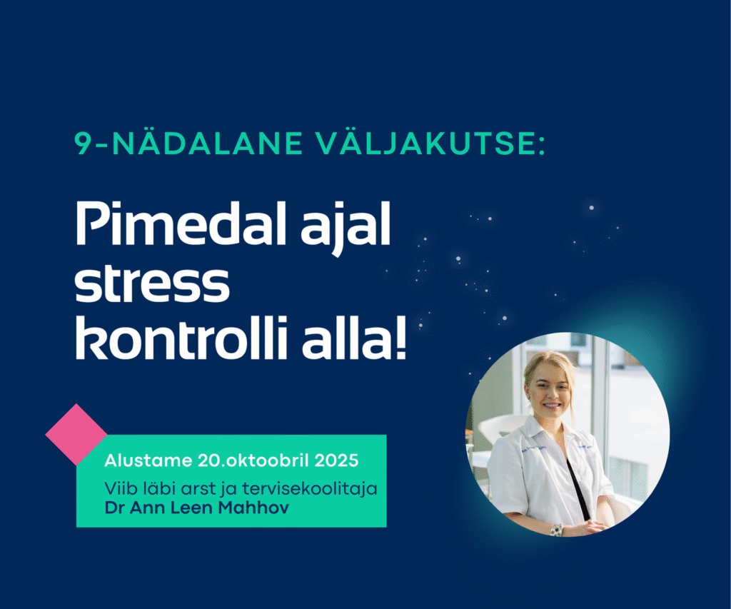 Pimedal ajal stress kontrolli alla